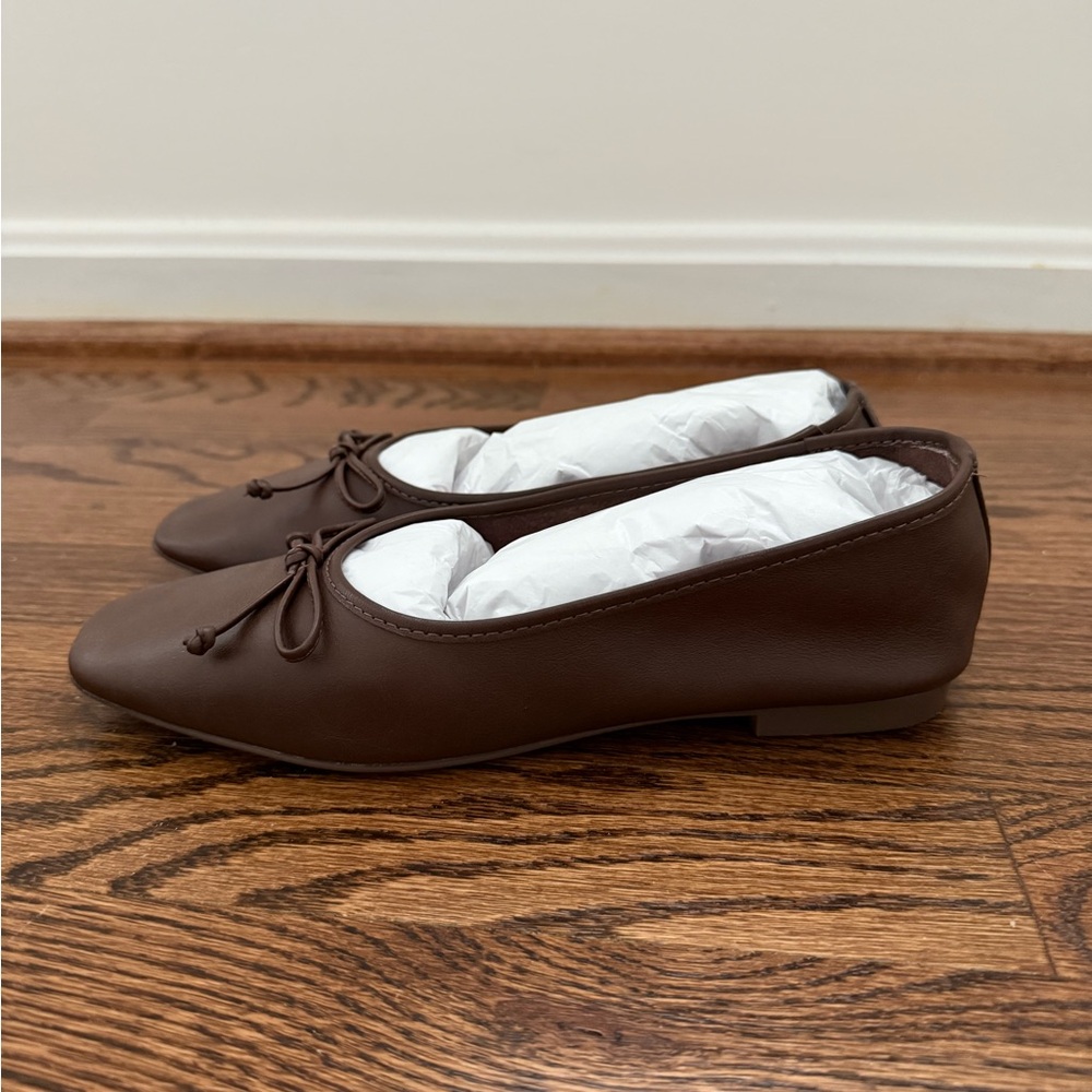 SCHUTZ Arissa Brown Flats | Size 6 | NIB